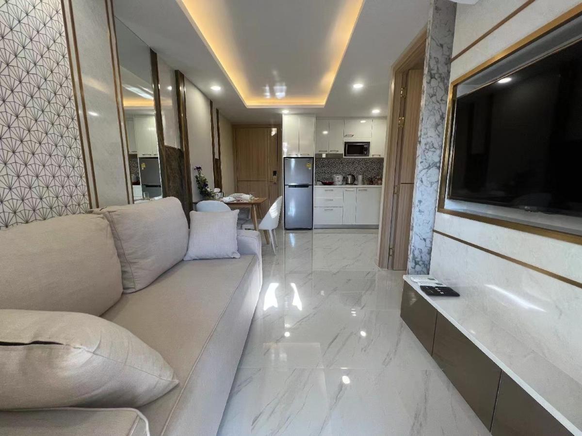 Romantic Beach Apartment芭堤雅水系高档酒店式公寓可做饭 Haat Jomtien Eksteriør bilde